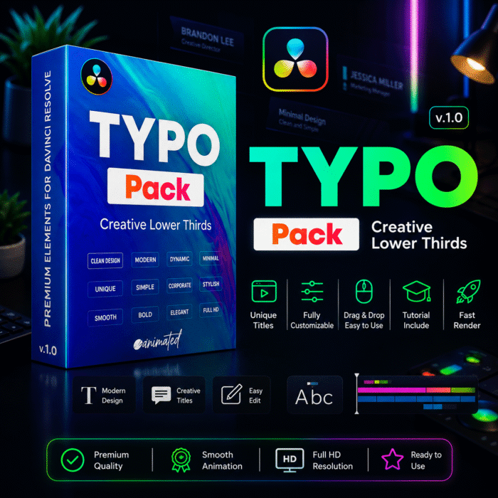 Davinci Resolve Video Editing Package